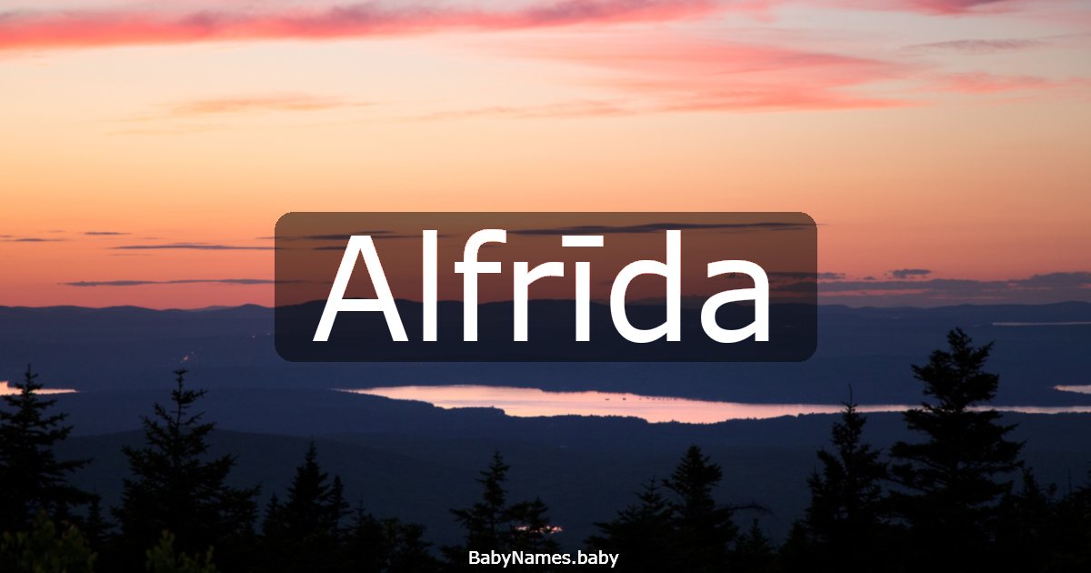 Alfrīda