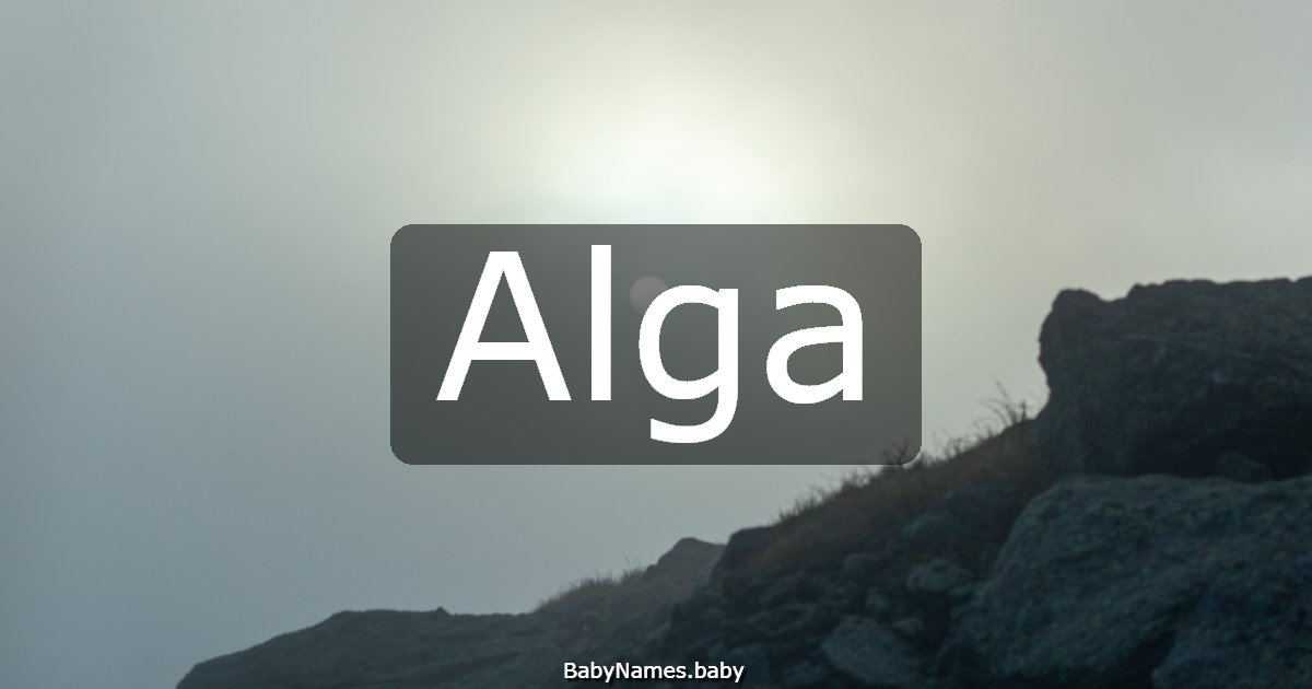 Alga