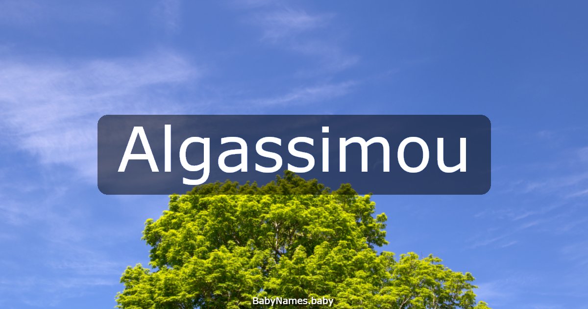 Algassimou