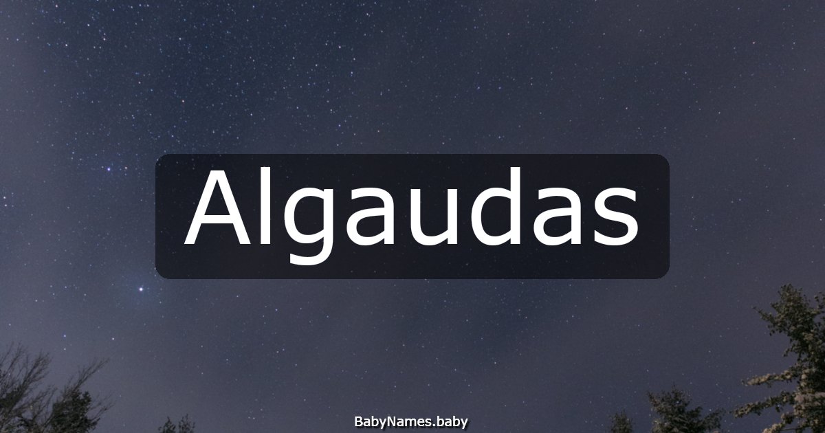 Algaudas