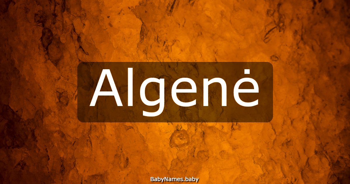 Algenė