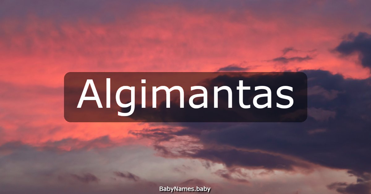 Algimantas