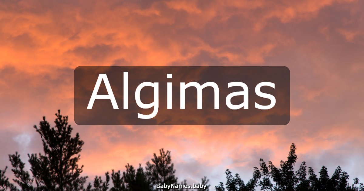 Algimas