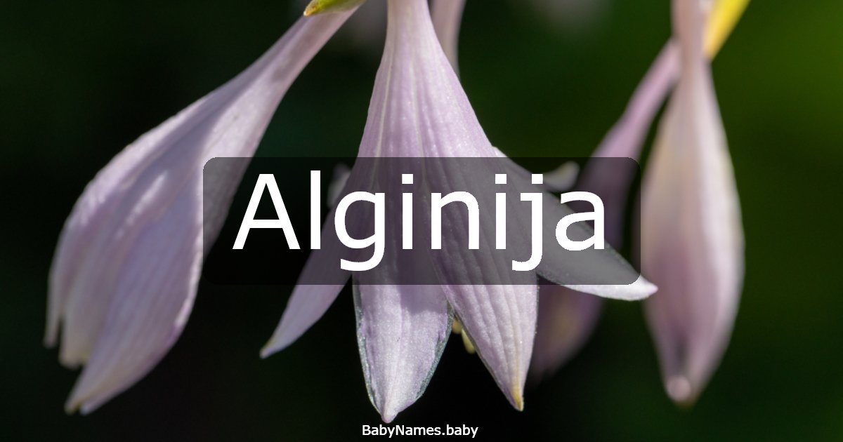 Alginija