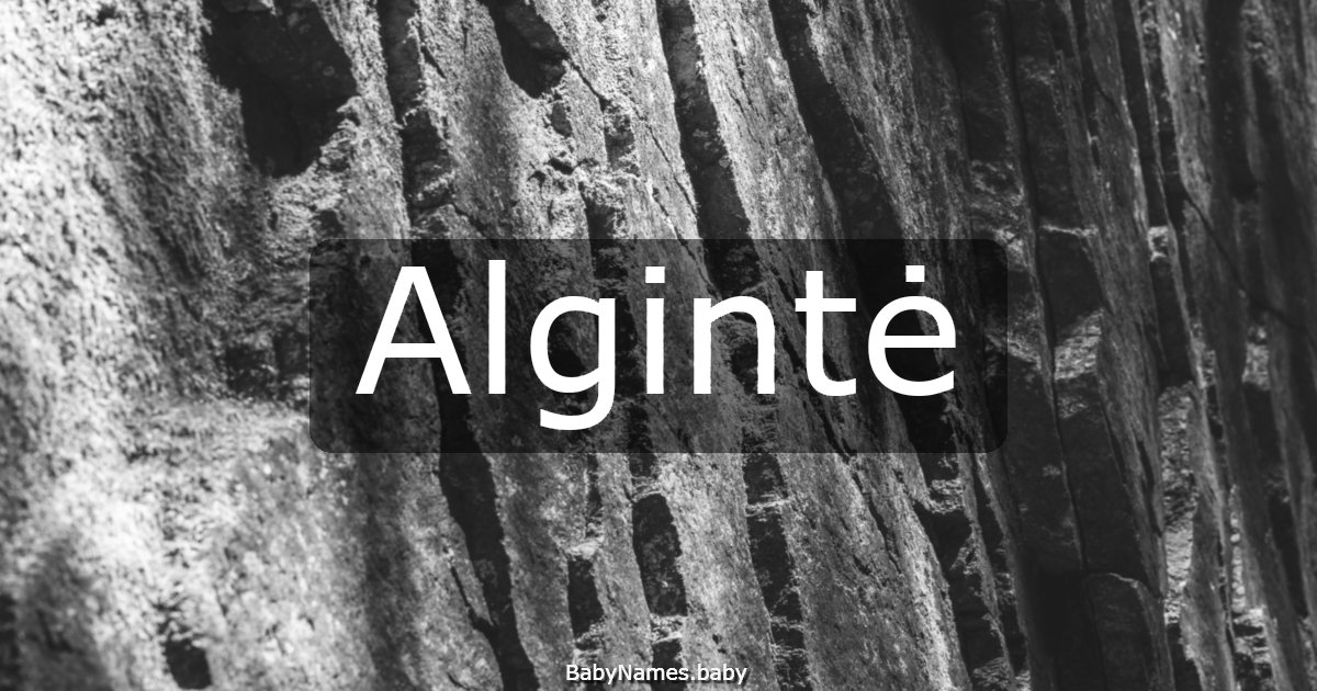 Algintė