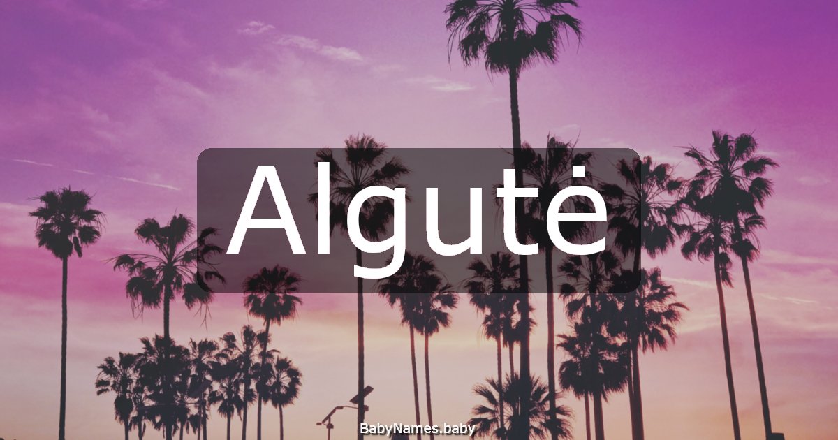 Algutė