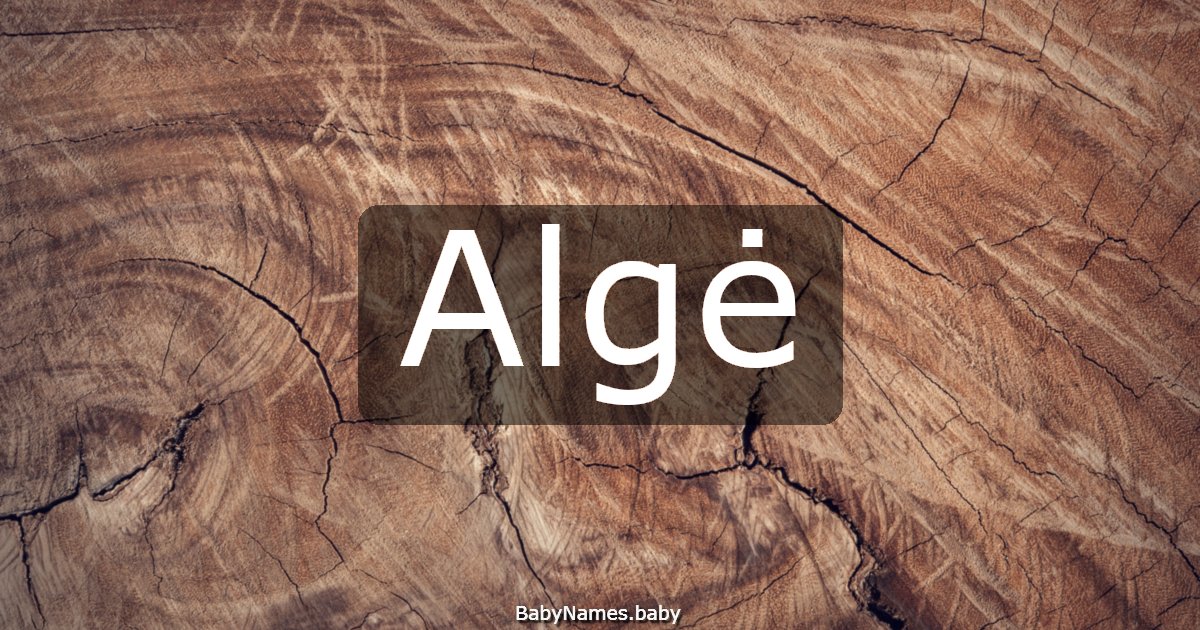 Algė