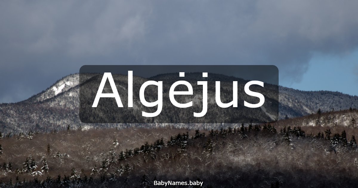 Algėjus