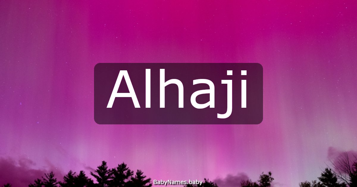 Alhaji