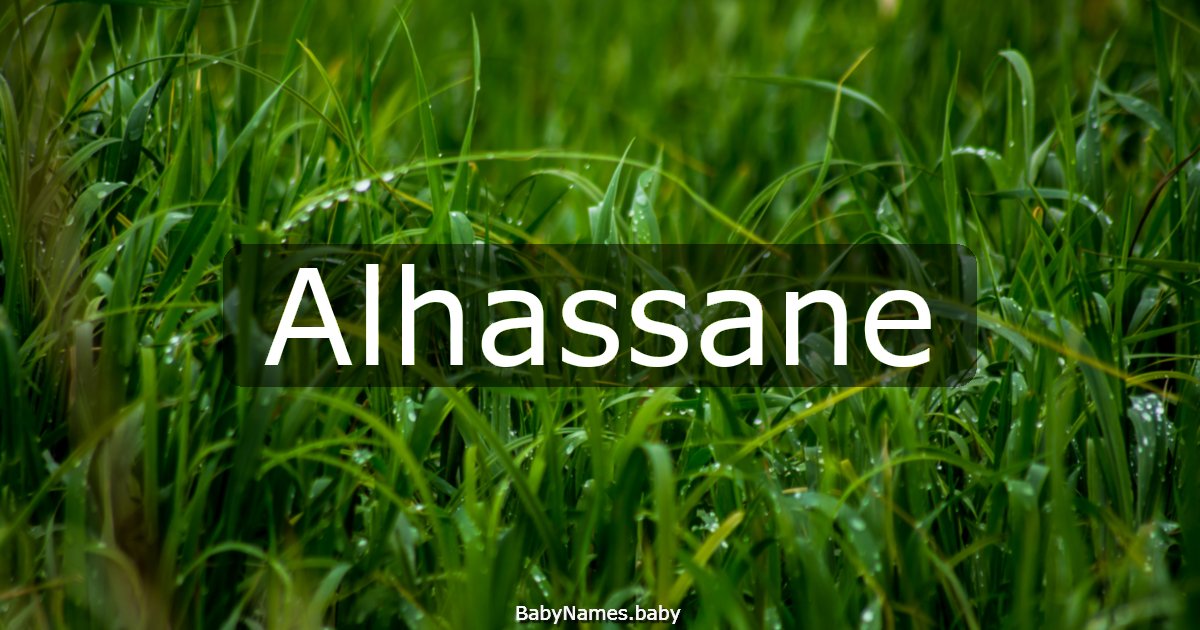 Alhassane