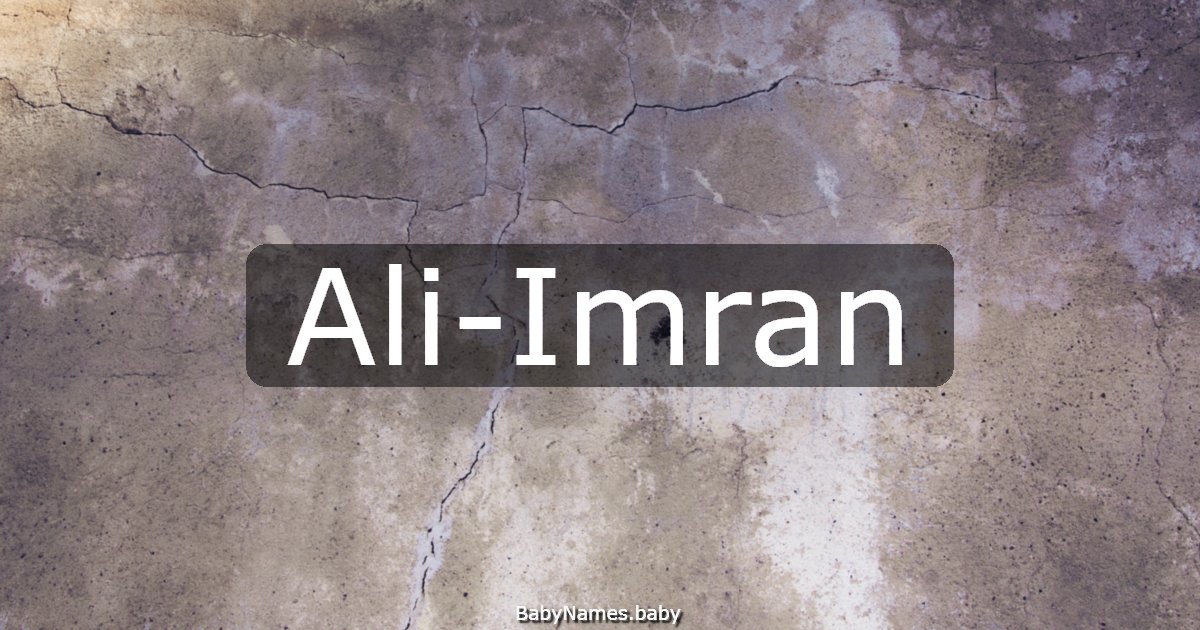 Ali-Imran