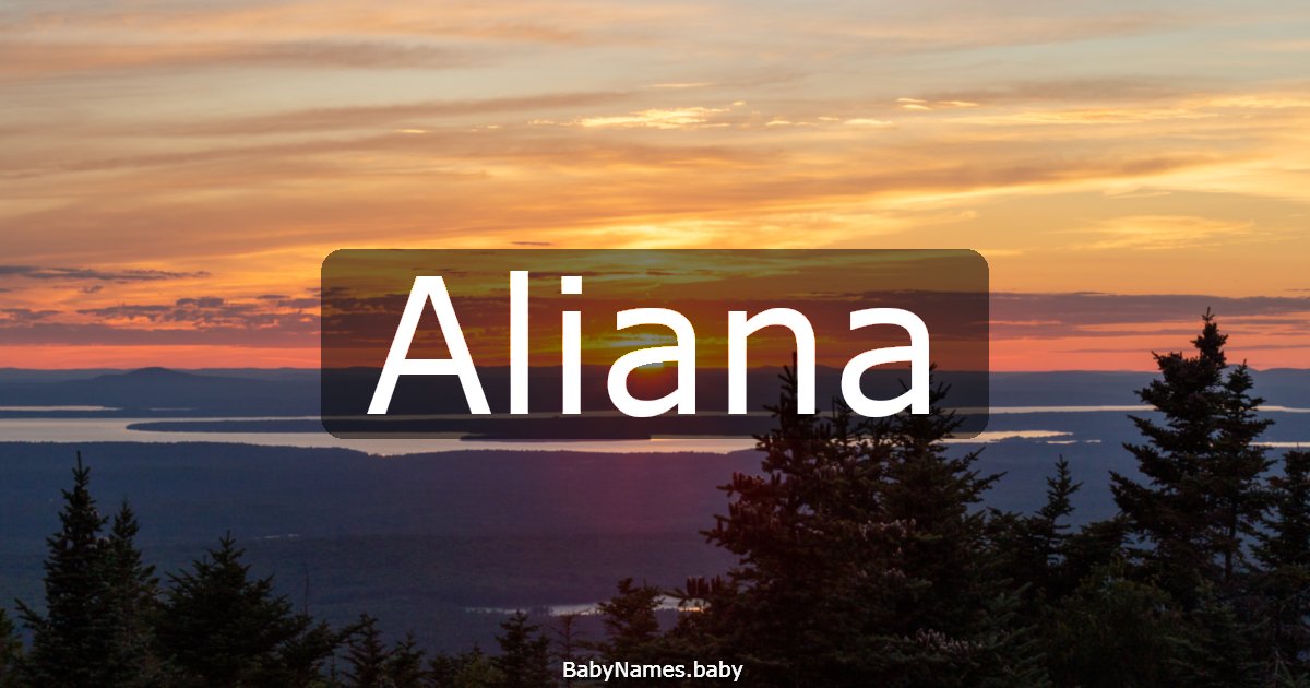 Aliana