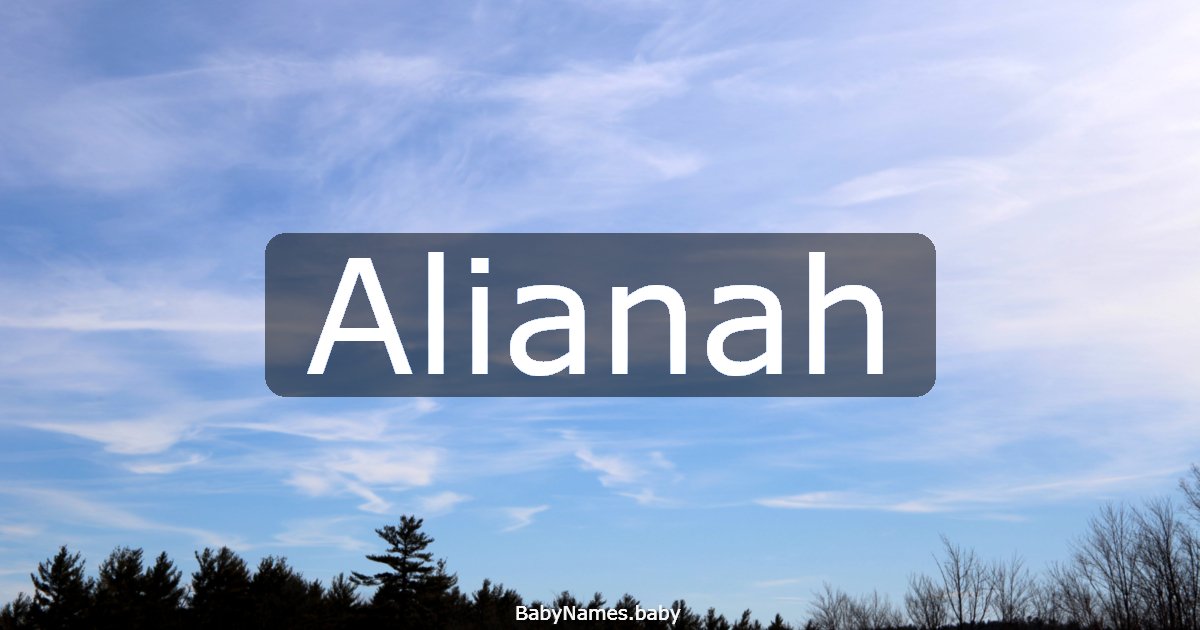 Alianah