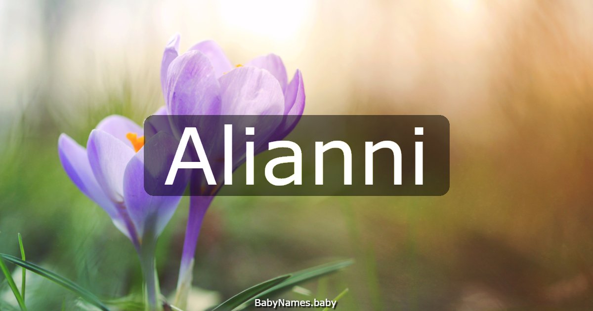 Alianni