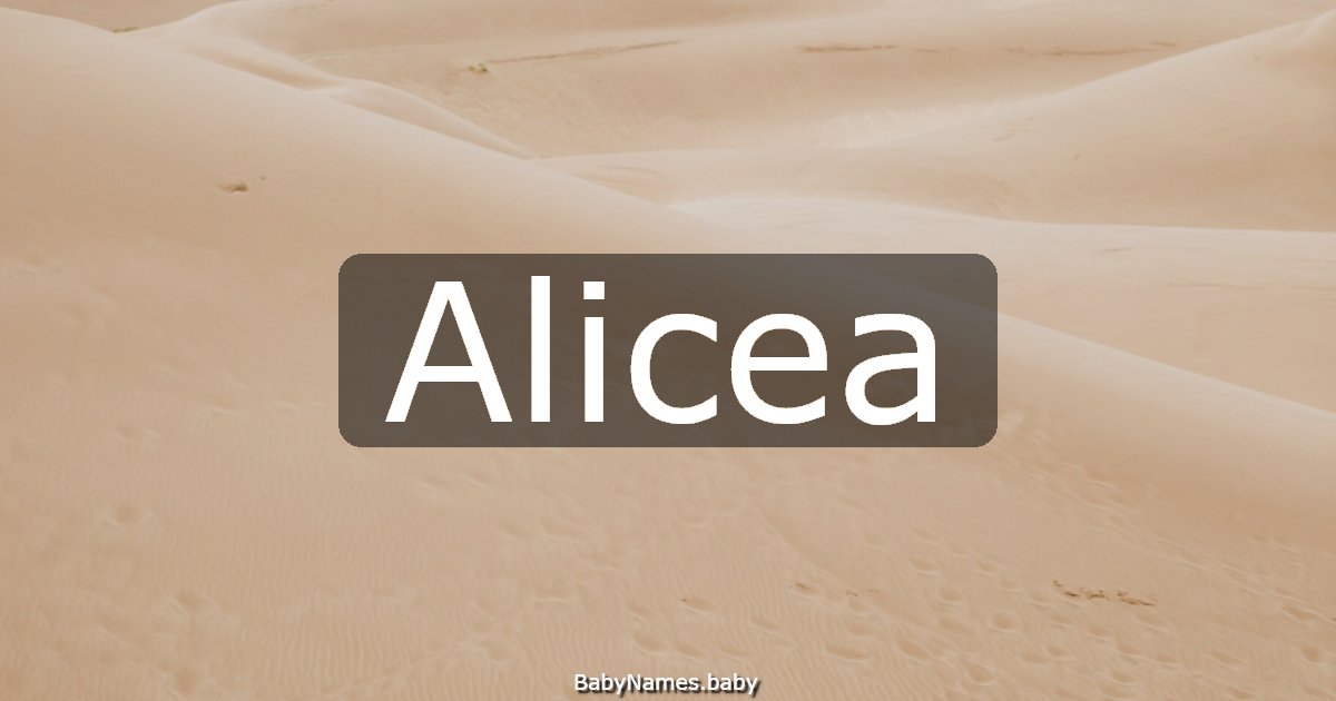 Alicea