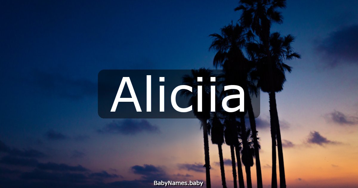 Aliciia