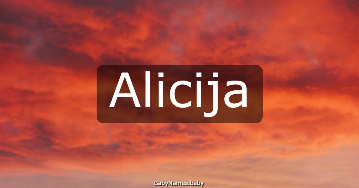 Alicija