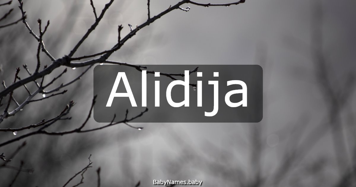 Alidija