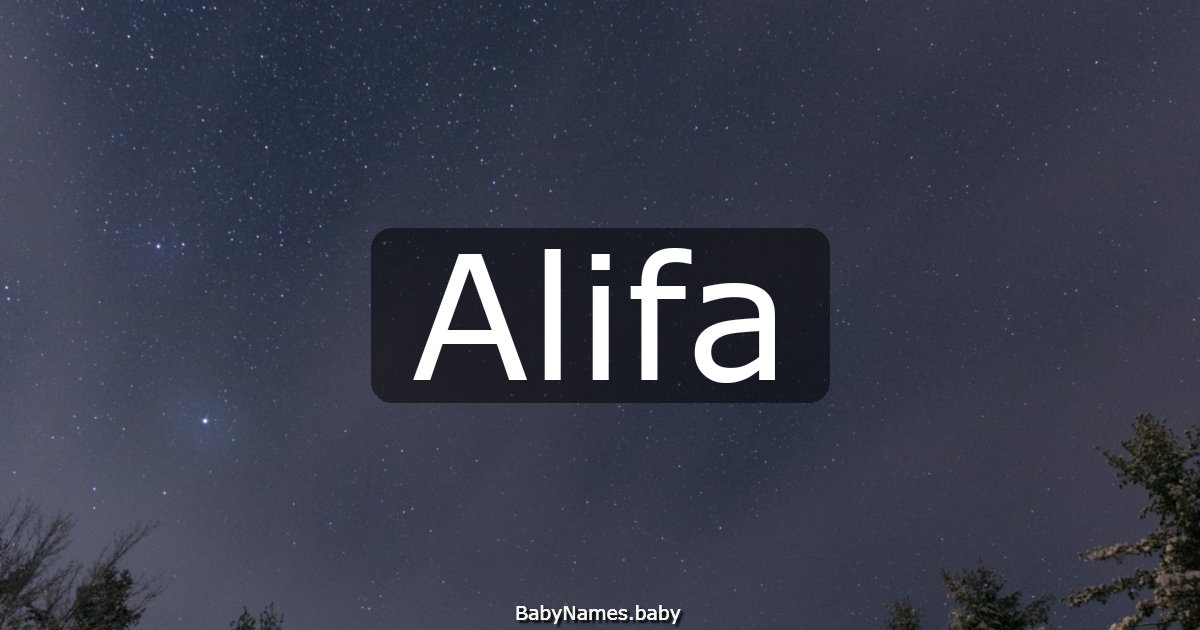 Alifa