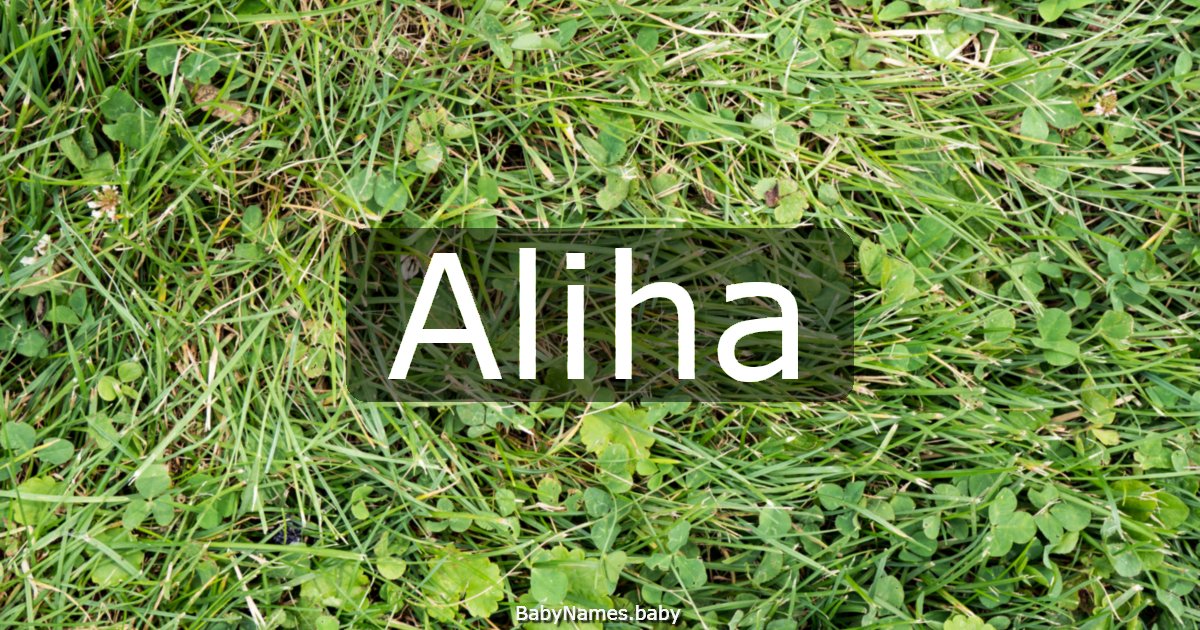 Aliha