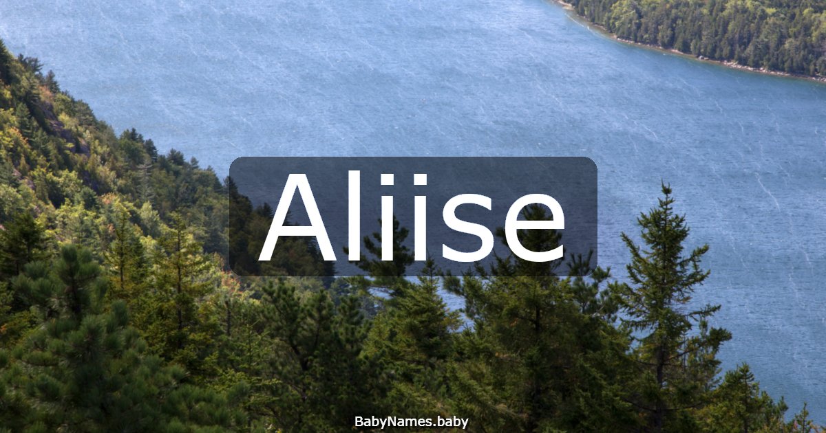 Aliise