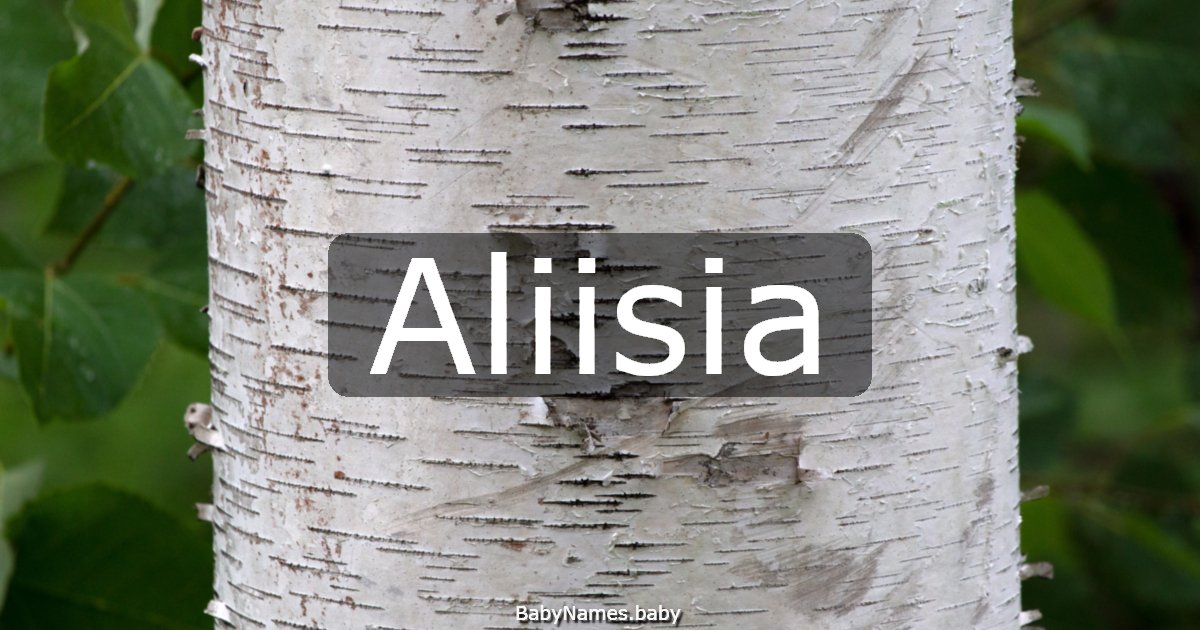 Aliisia