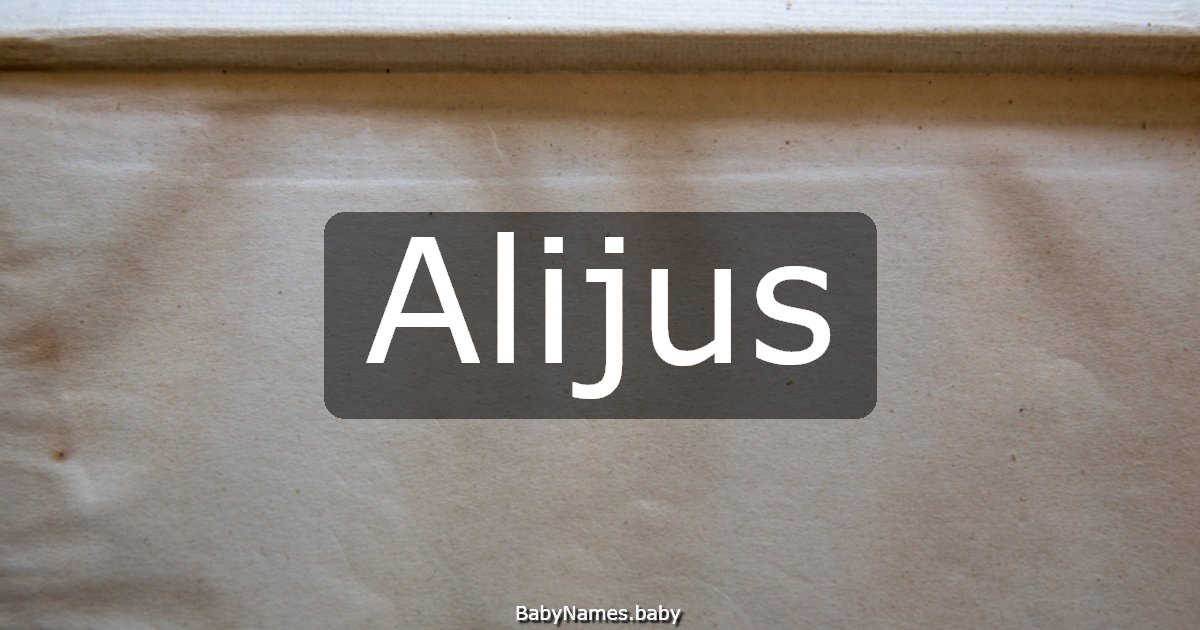 Alijus