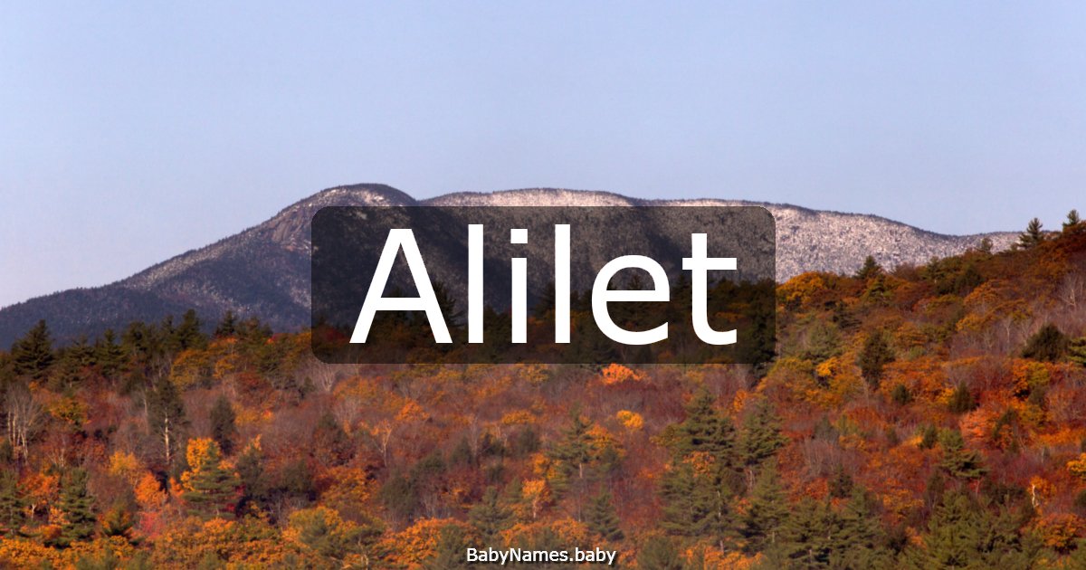 Alilet