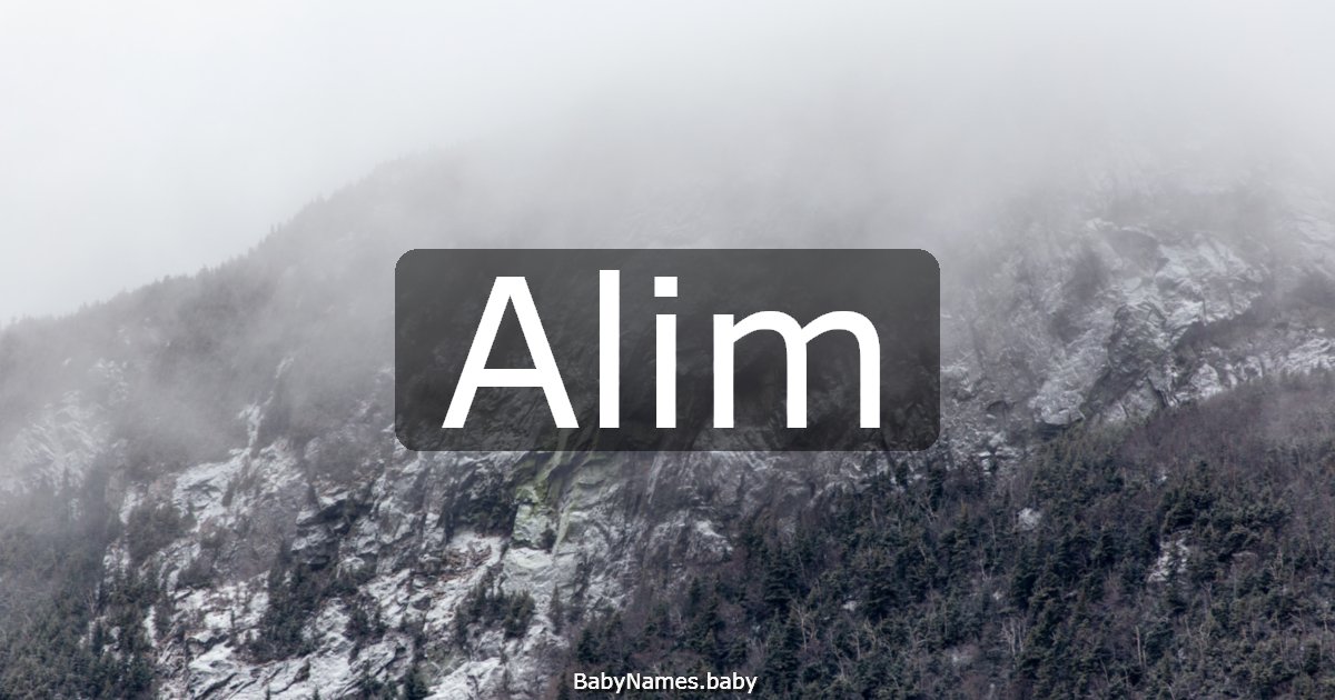 Alim