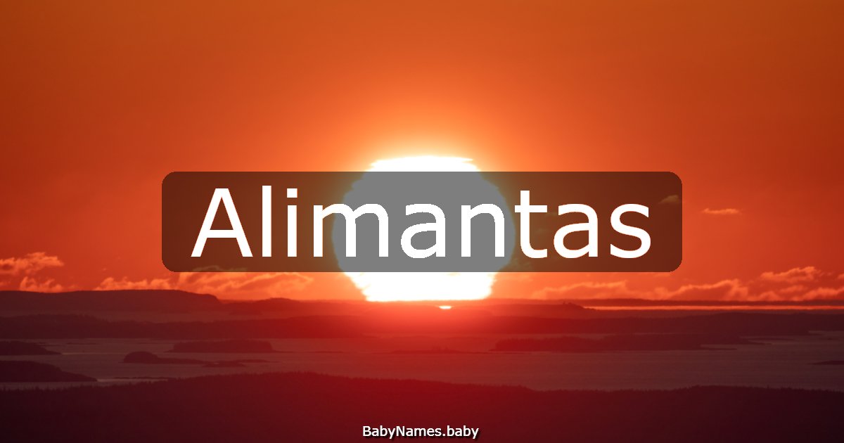 Alimantas
