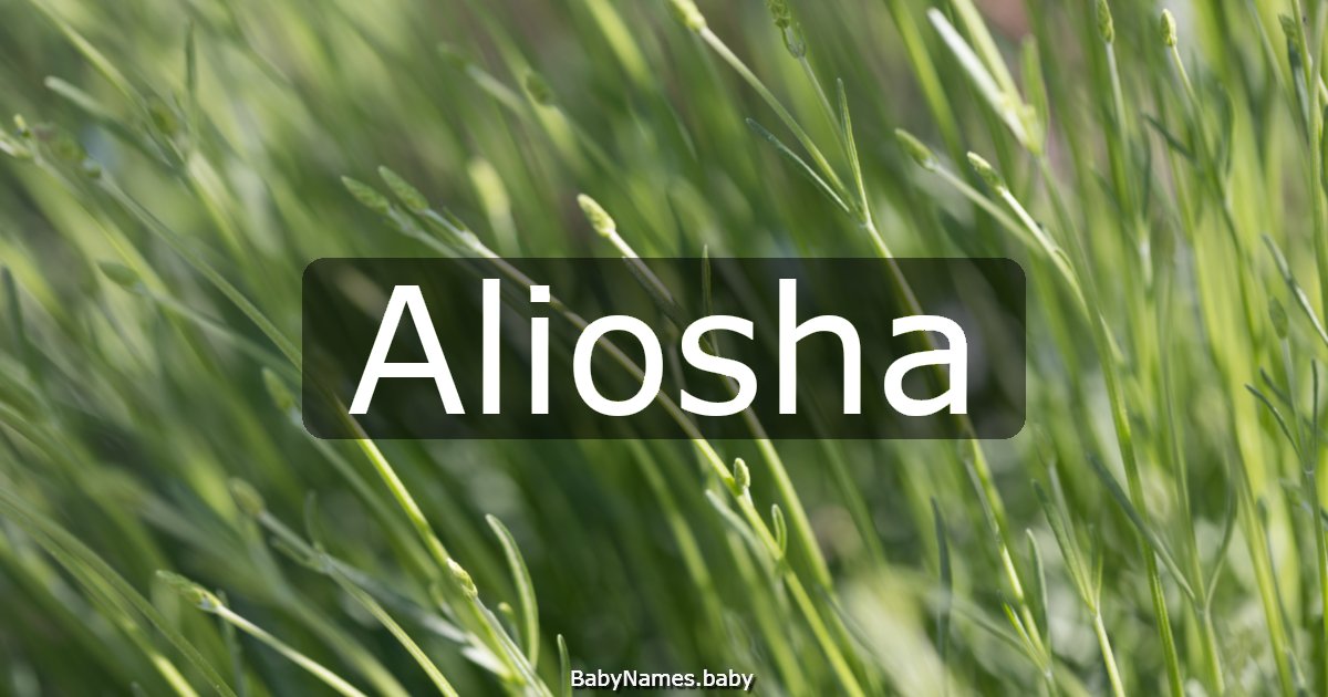 Aliosha