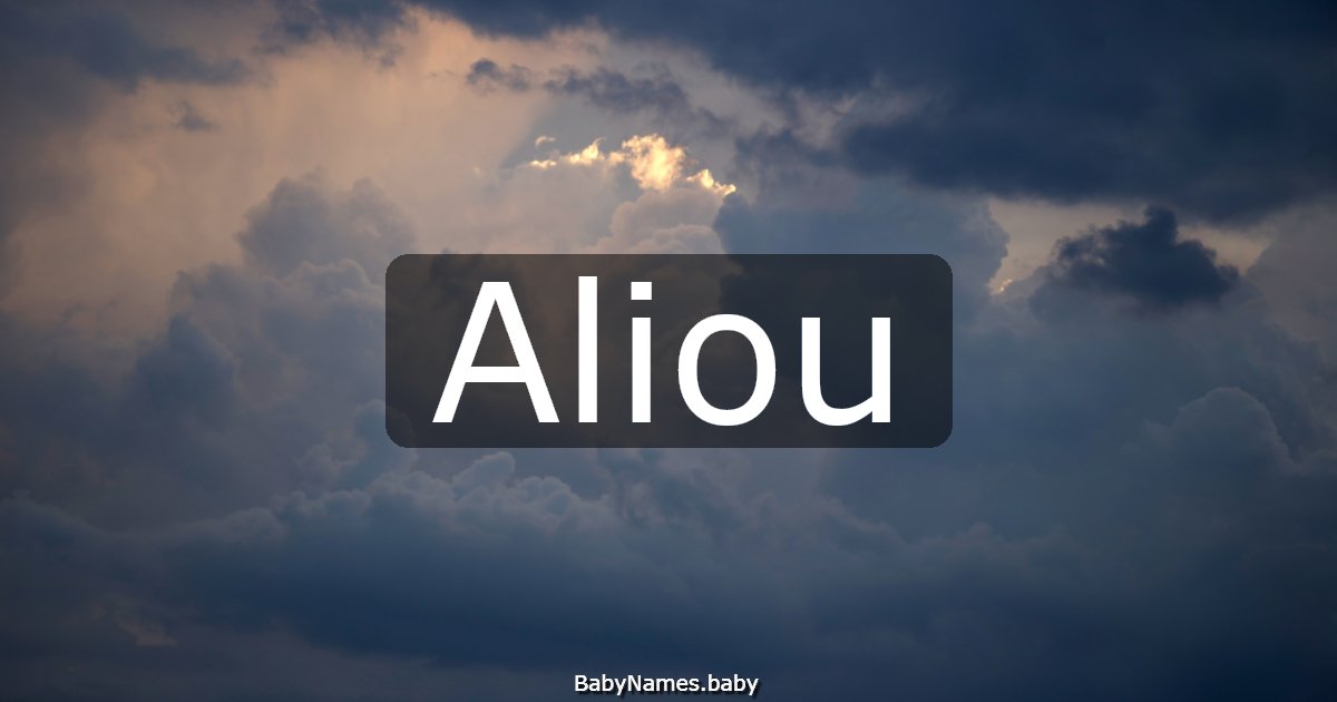 Aliou