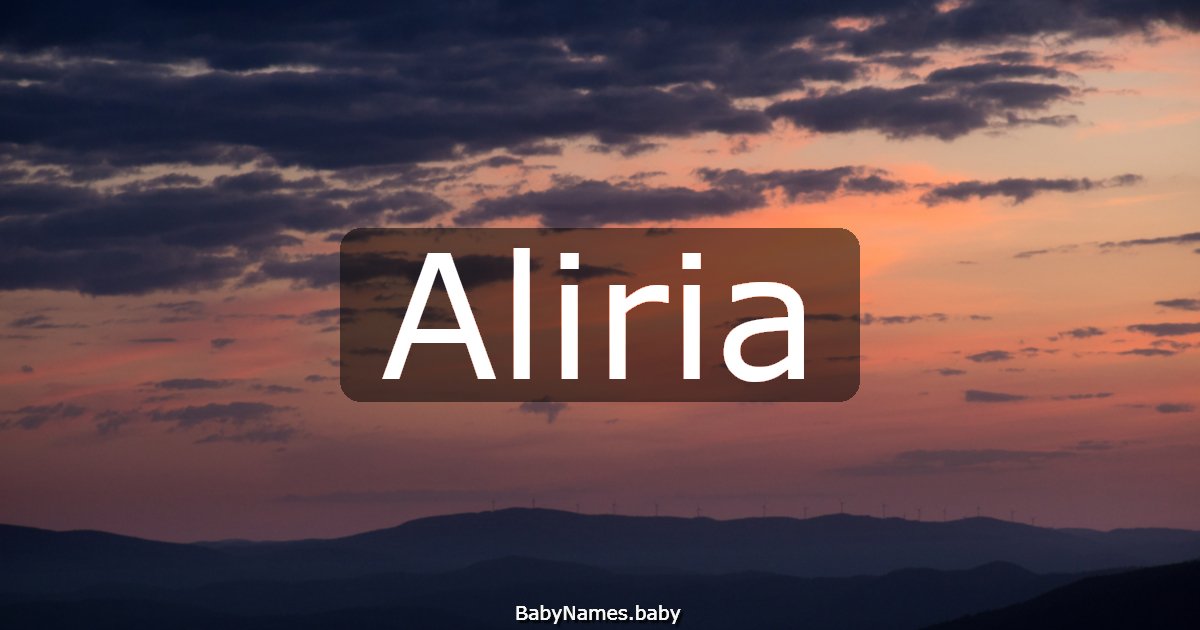 Aliria