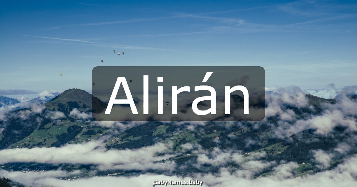 Alirán