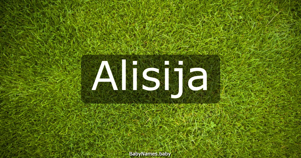 Alisija
