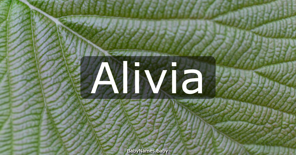 Alivia