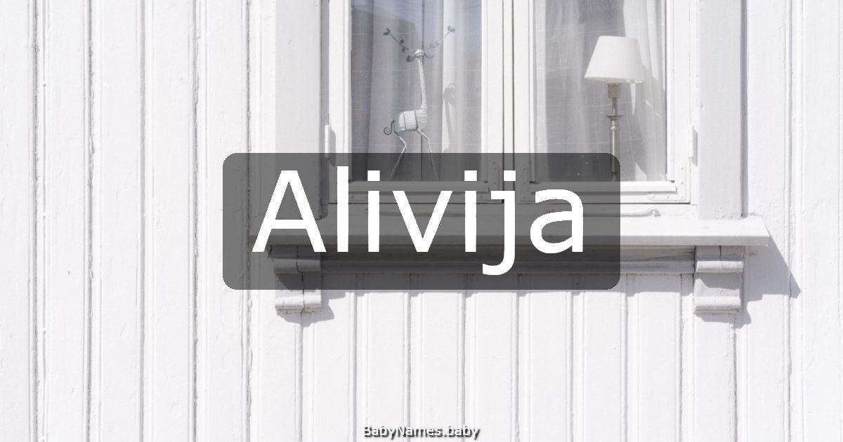 Alivija