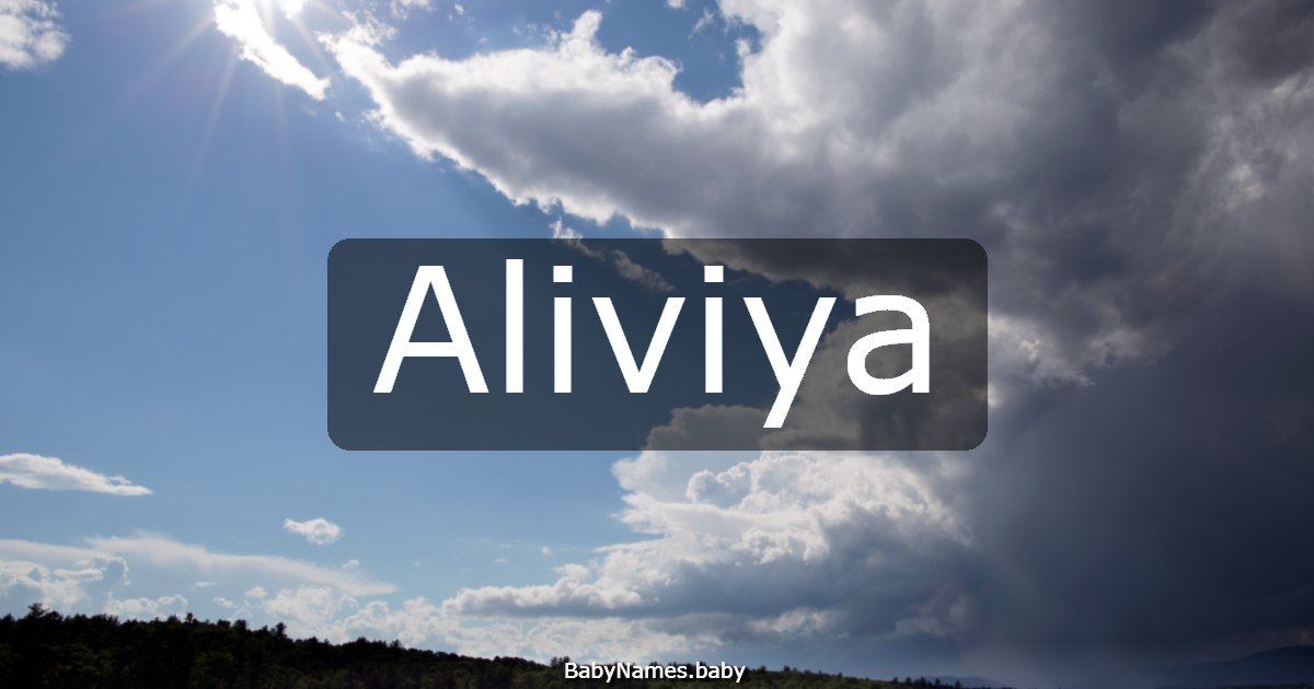 Aliviya