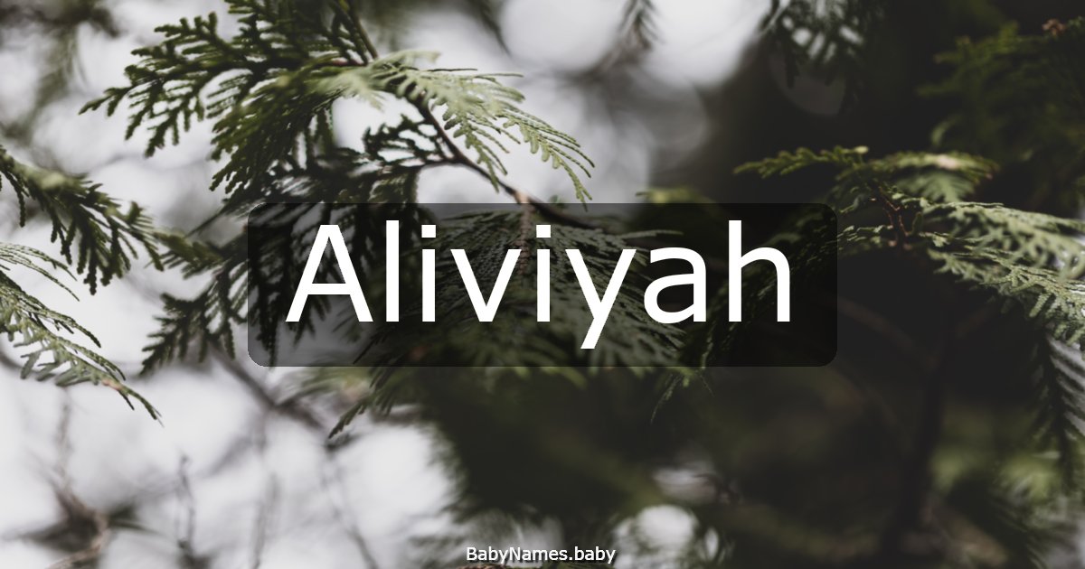 Aliviyah