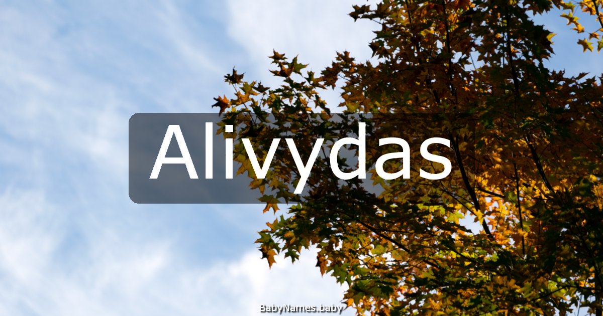 Alivydas
