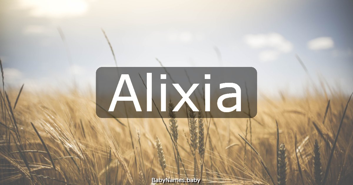 Alixia