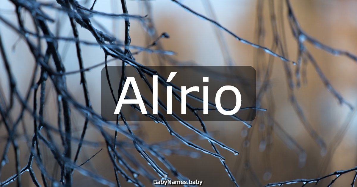 Alírio