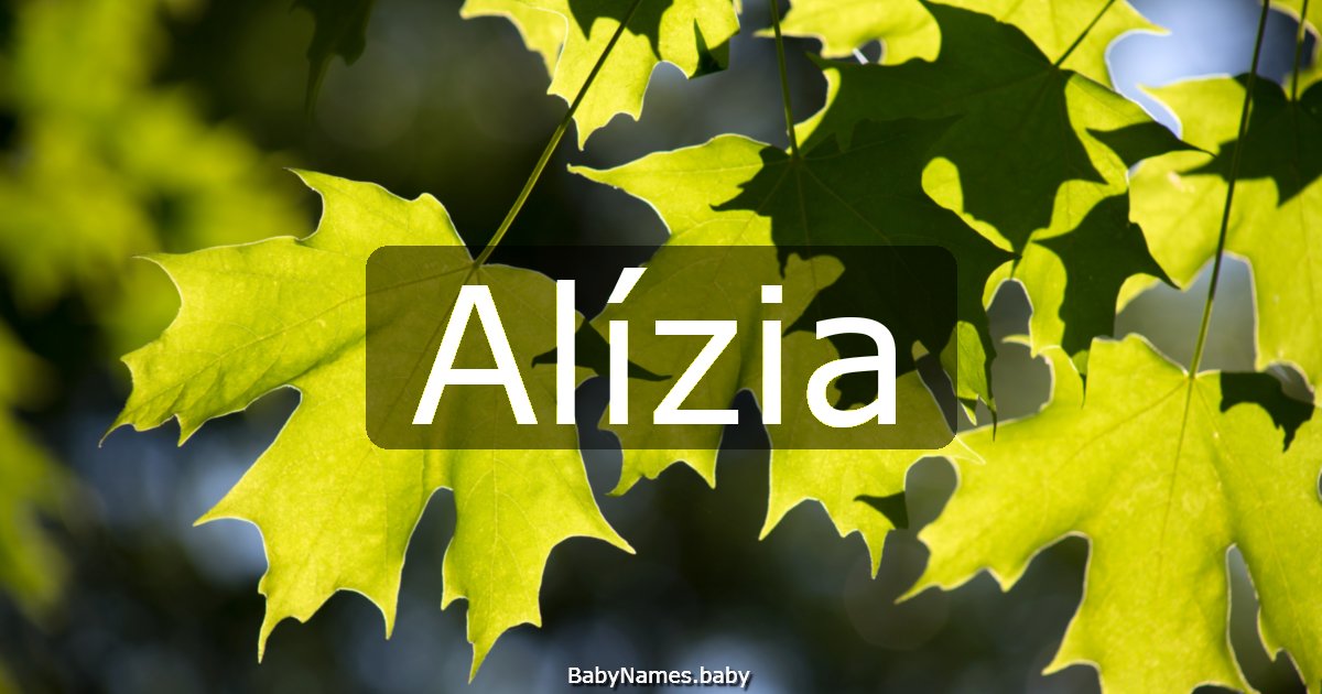 Alízia