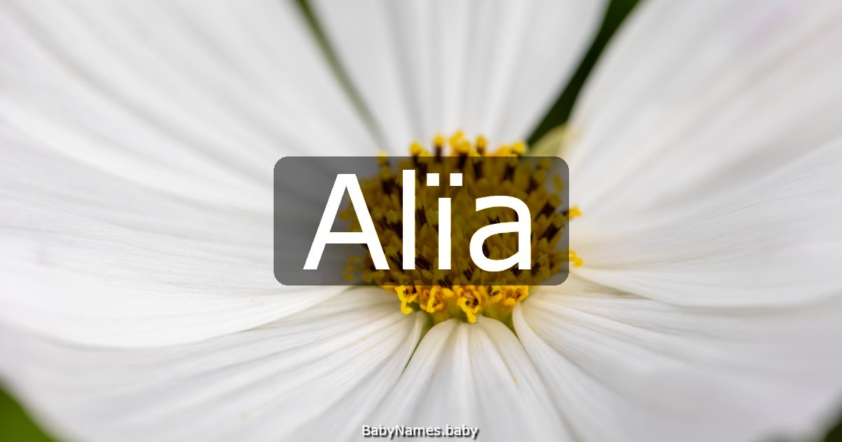 Alïa