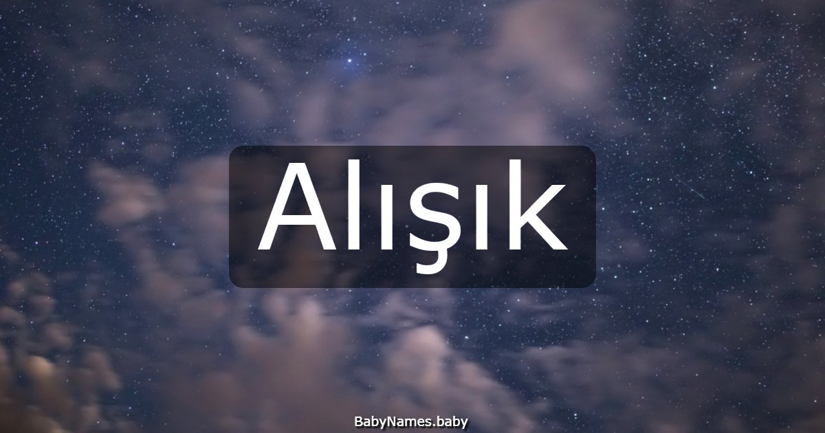 Alışık