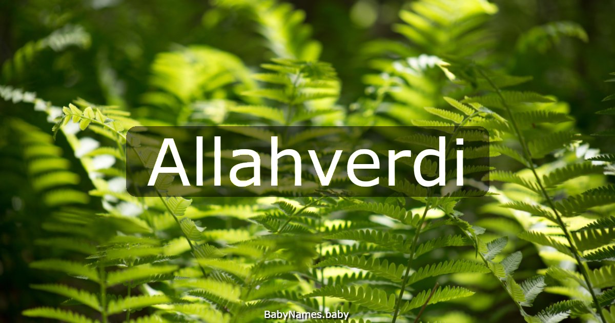 Allahverdi