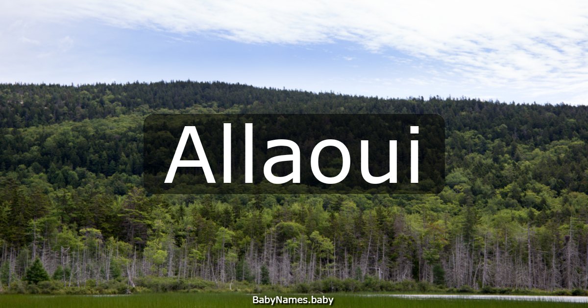 Allaoui