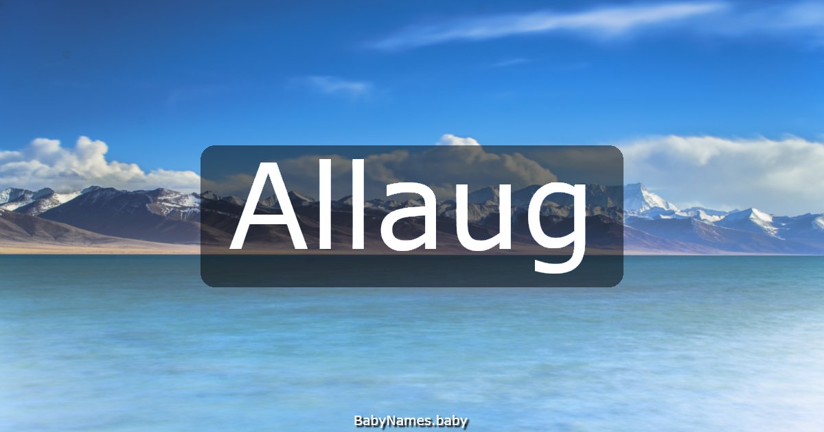 Allaug