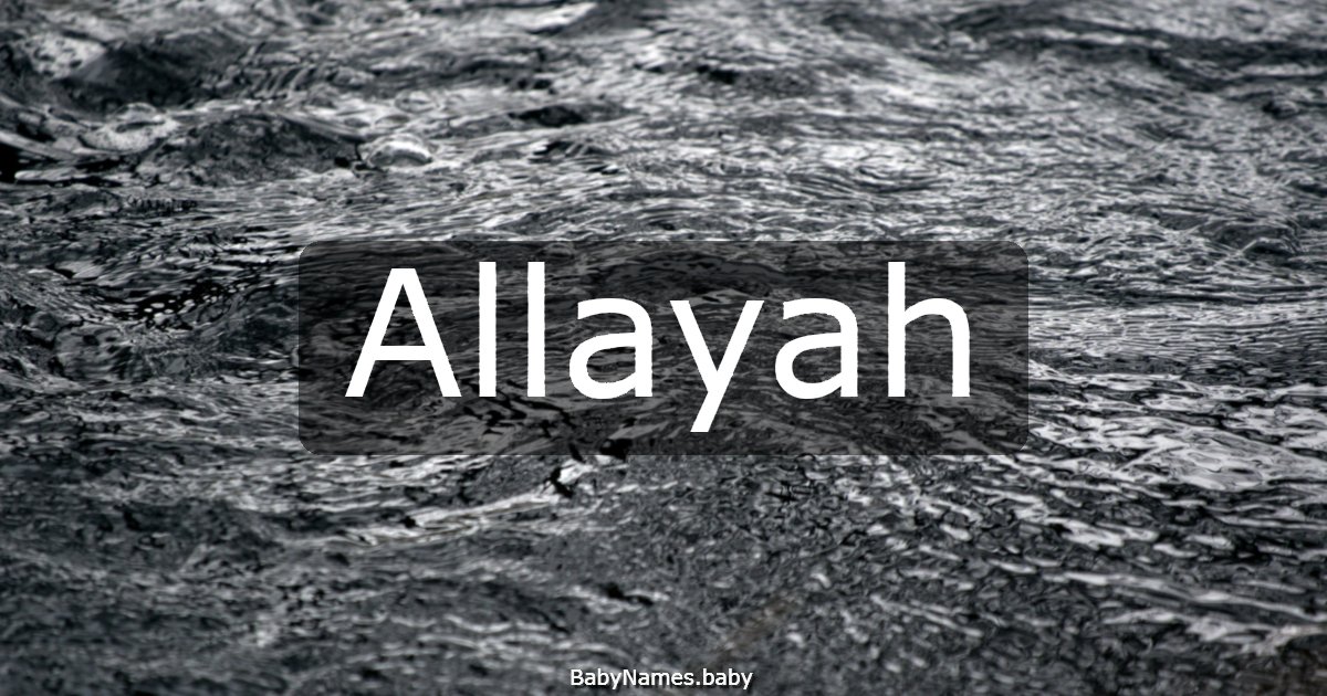 Allayah