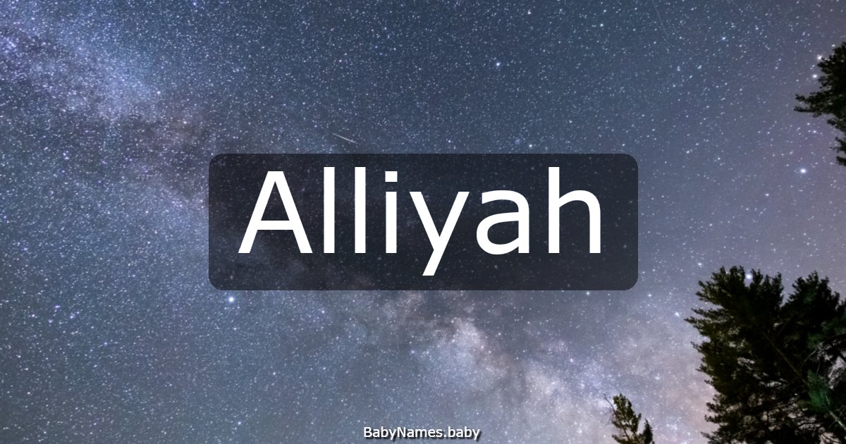 Alliyah